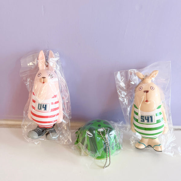Rare Jail Breaking Bunny Set (produced in 2009) / hard type squishy