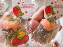 Rilakkuma Strawberry (expect aged cracks)