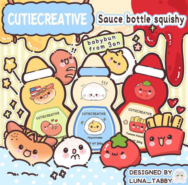 Cutiecreative Sauce Bottle