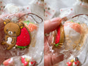 Rilakkuma Strawberry (expect aged cracks)