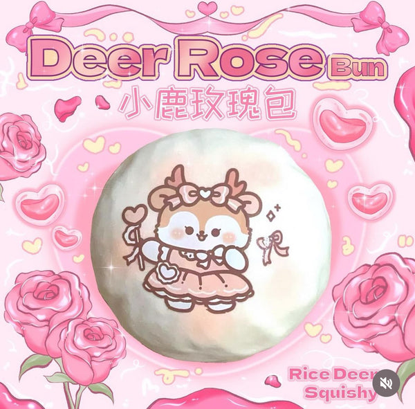 Rice Deer Rose Bun