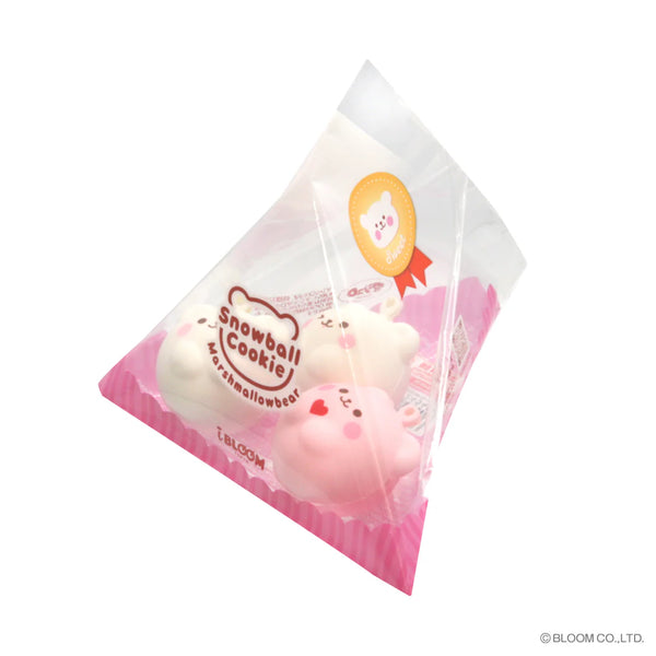 Snowball Cookie Marshmallow Bear (Pink)