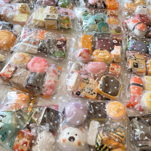 Squishy Grab Bag (5-6pcs each bag, random, all with op, can purchase more than 1)