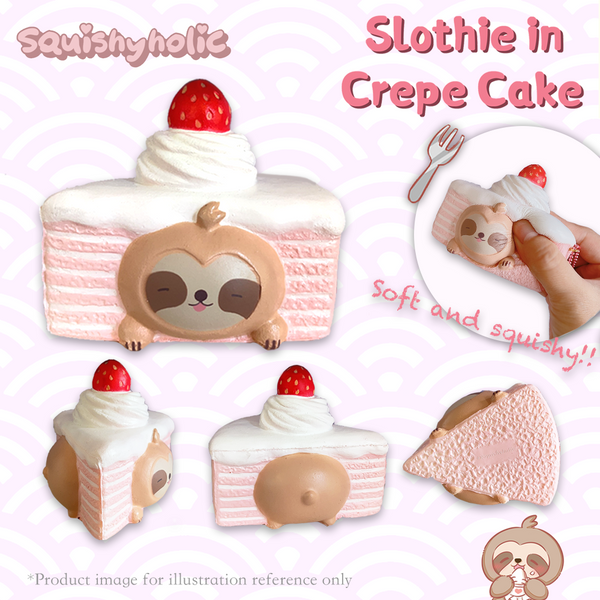 Slothie in Crepe Cake by Squishyholic